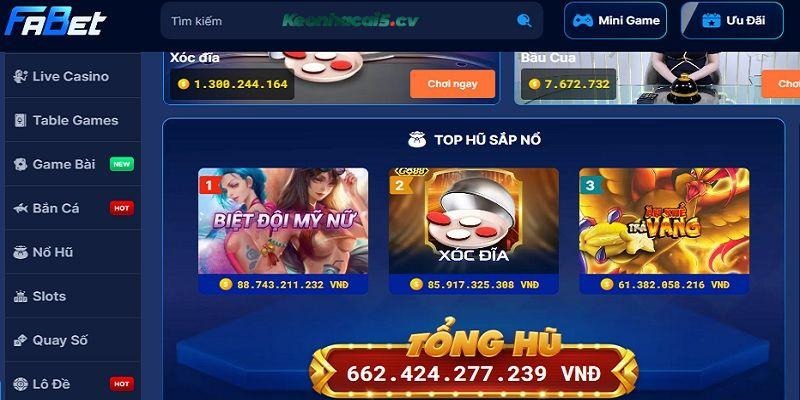Trải nghiệm giải trí thú vị và đầy hấp dẫn tại nhà cái 