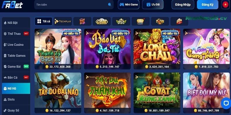 Kho game FABET - Sự kết hợp hoàn hảo giữa kịch tính và thư giãn