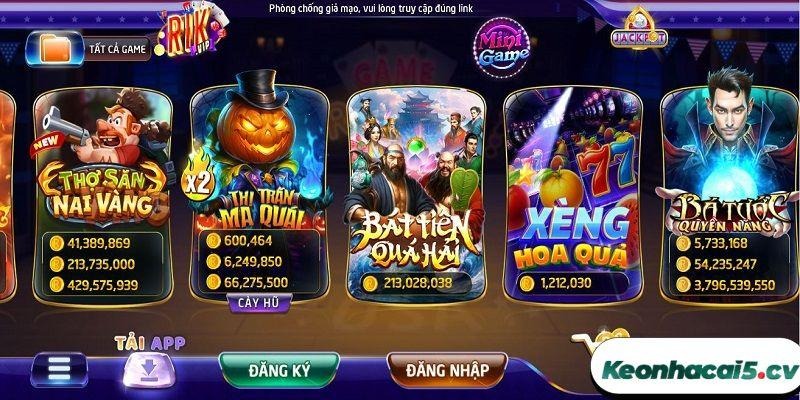 Thả ga giải trí cùng slot game phong phú