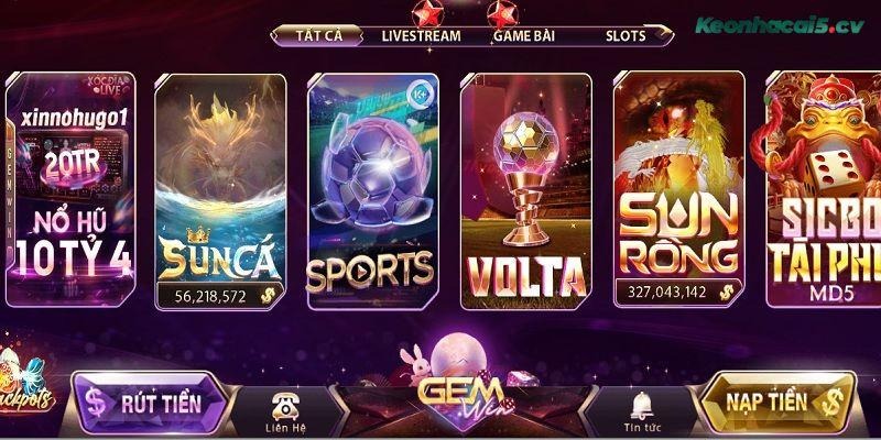 GEMWIN - Sân chơi trực tuyến đang được yêu thích hàng đầu hiện nay