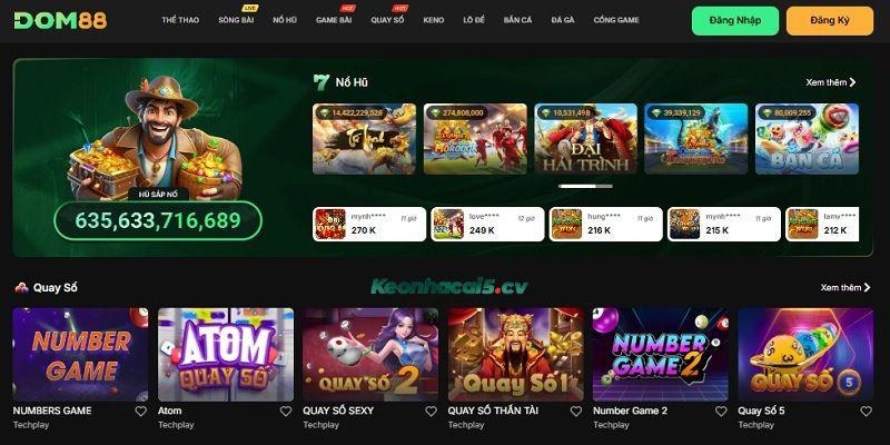 Sân chơi này sở hữu bộ sưu tập game đa dạng và chất lượng